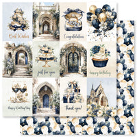 Paper Rose Studio Wedding Blooms 12x12 Paper Collection