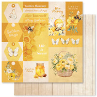 Paper Rose Studio Bees & Butterflies Basics 12x12 Paper Collection