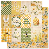 Paper Rose Studio Bees & Butterflies 12x12 Paper Collection