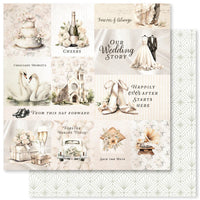 Paper Rose Studio Wedding Joy 12x12 Paper Collection
