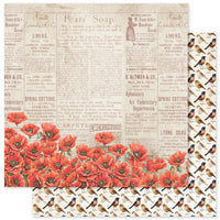 Paper Rose Studio Poppy Garden 12x12 Paper Collection