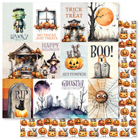 Paper Rose Studio Spooky Halloween 12x12 Paper Collection