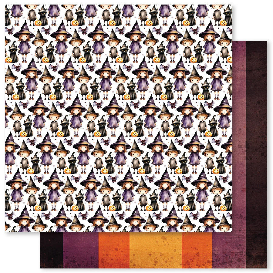 Paper Rose Studio Spooky Halloween 12x12 Paper Collection