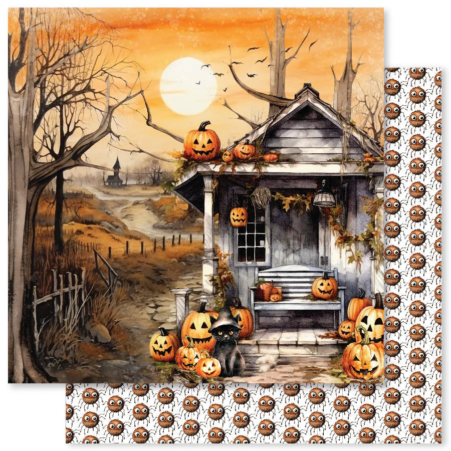 Paper Rose Studio Spooky Halloween 12x12 Paper Collection