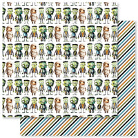 Paper Rose Studio Spooky Halloween 12x12 Paper Collection