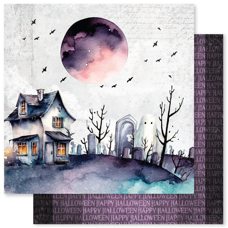 Paper Rose Studio Spooky Halloween 12x12 Paper Collection