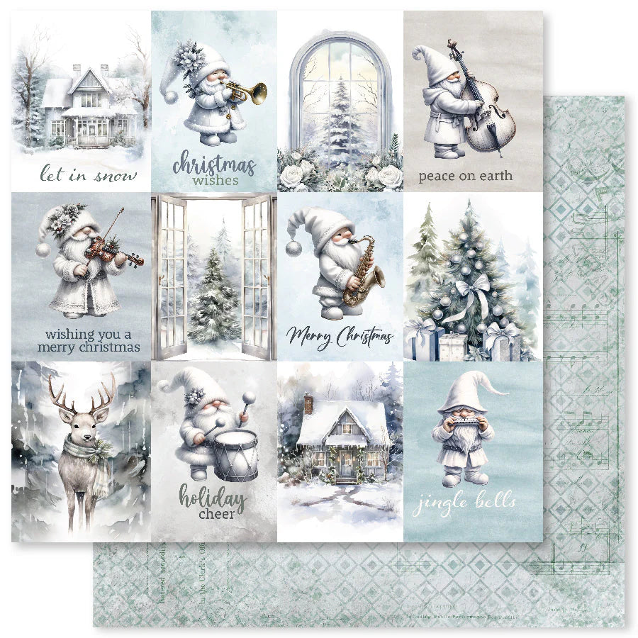 Paper Rose Studio White Christmas 12x12 Paper Collection