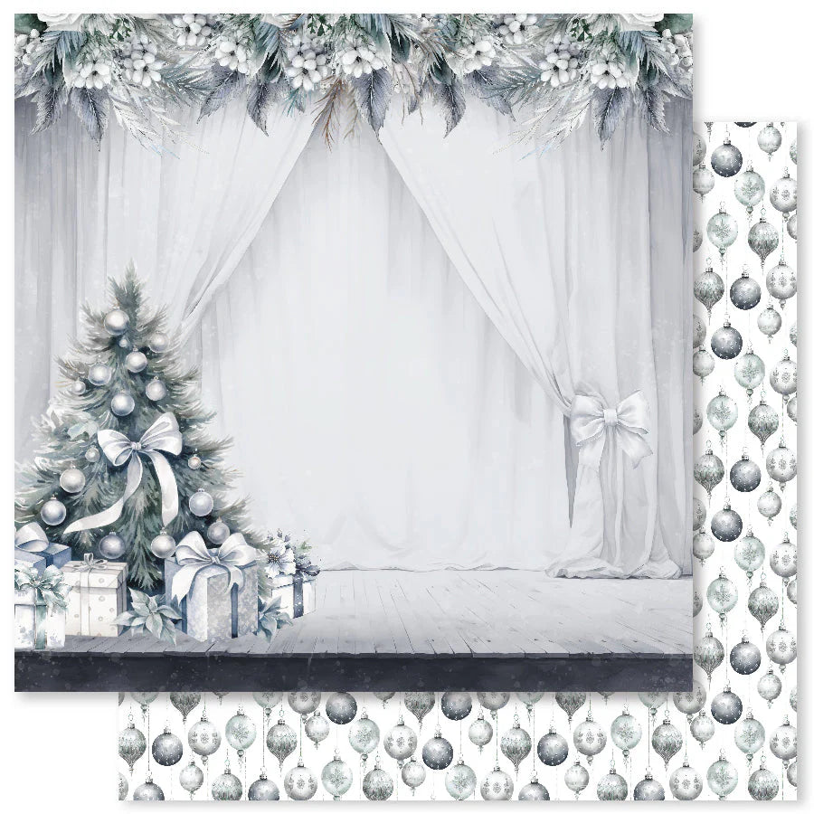 Paper Rose Studio White Christmas 12x12 Paper Collection