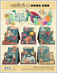 Graphic 45 Seas the Day - Faux Step Card Set 2025 Kit 5