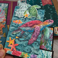 Graphic 45 Seas the Day - Faux Step Card Set 2025 Kit 5