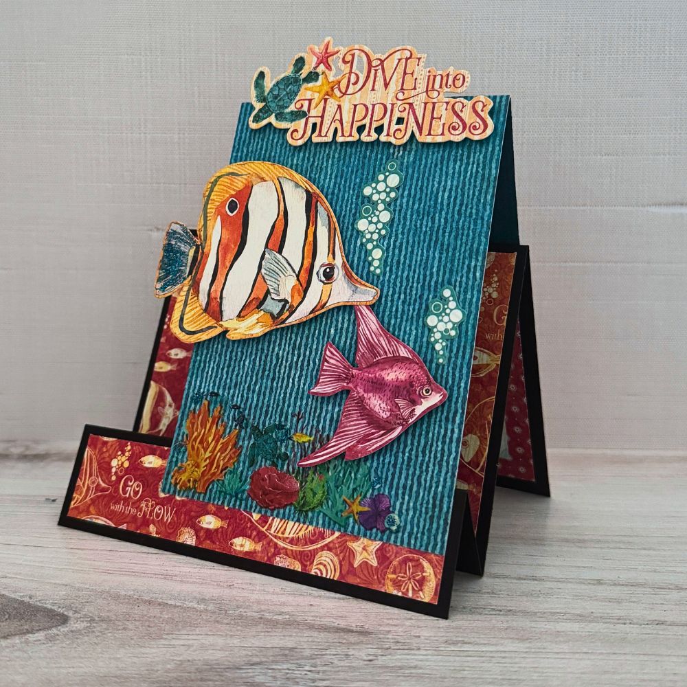 Graphic 45 Seas the Day - Faux Step Card Set 2025 Kit 5