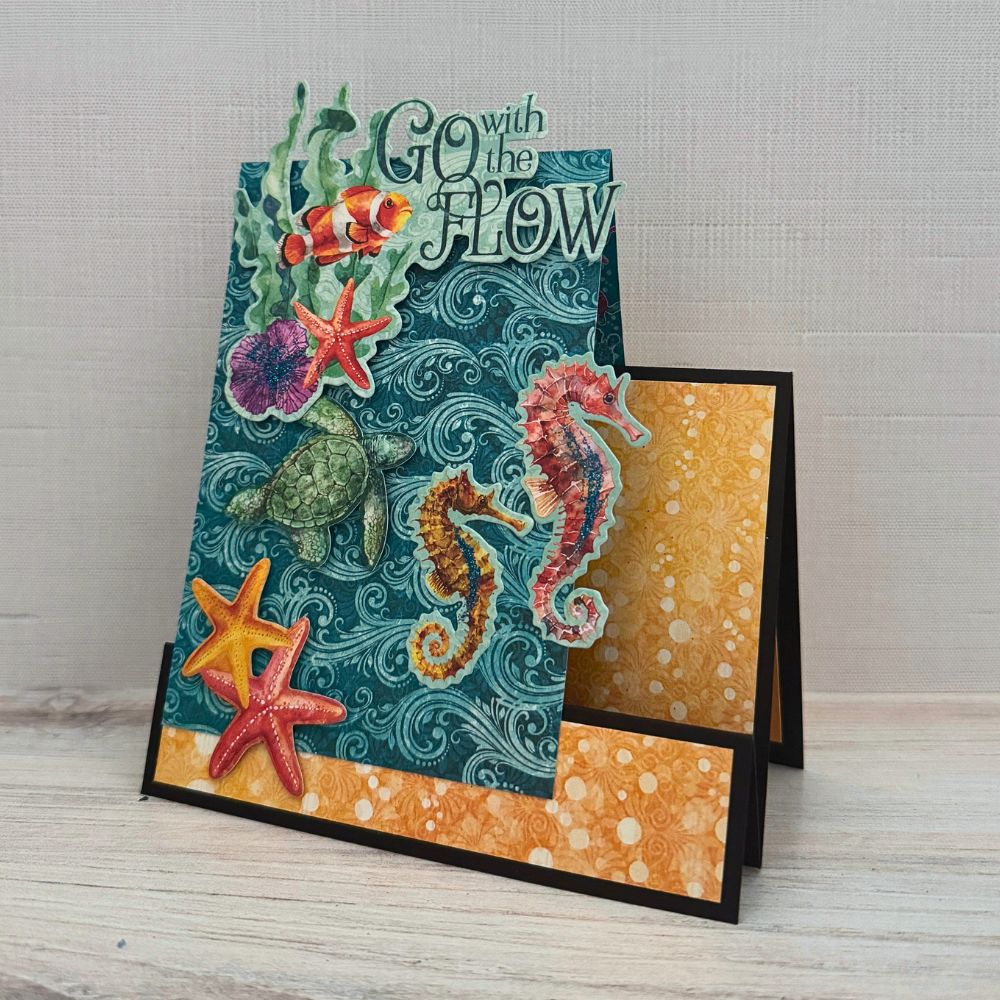 Graphic 45 Seas the Day - Faux Step Card Set 2025 Kit 5