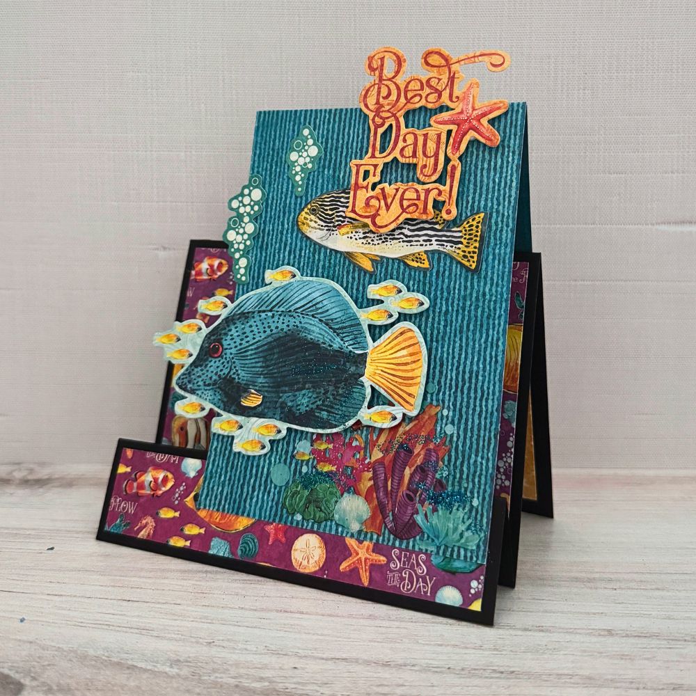 Graphic 45 Seas the Day - Faux Step Card Set 2025 Kit 5