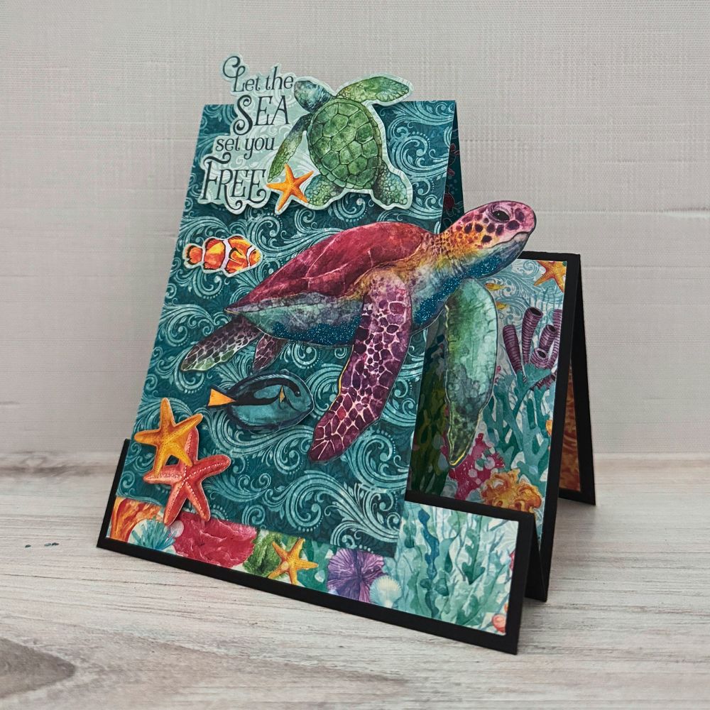 Graphic 45 Seas the Day - Faux Step Card Set 2025 Kit 5