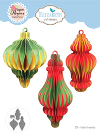 Elizabeth Craft Designs Festive Ornaments Metal Die Set