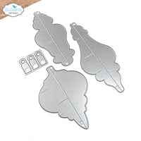 Elizabeth Craft Designs Festive Ornaments Metal Die Set