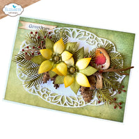 Elizabeth Craft Designs Winter Greenery Metal Die Set