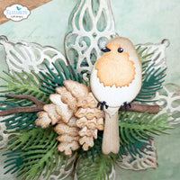 Elizabeth Craft Designs Winter Greenery Metal Die Set