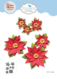 Elizabeth Craft Designs Poinsettia Metal Die Set