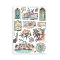 Stamperia Venice Washi Pad (8 Sheets)