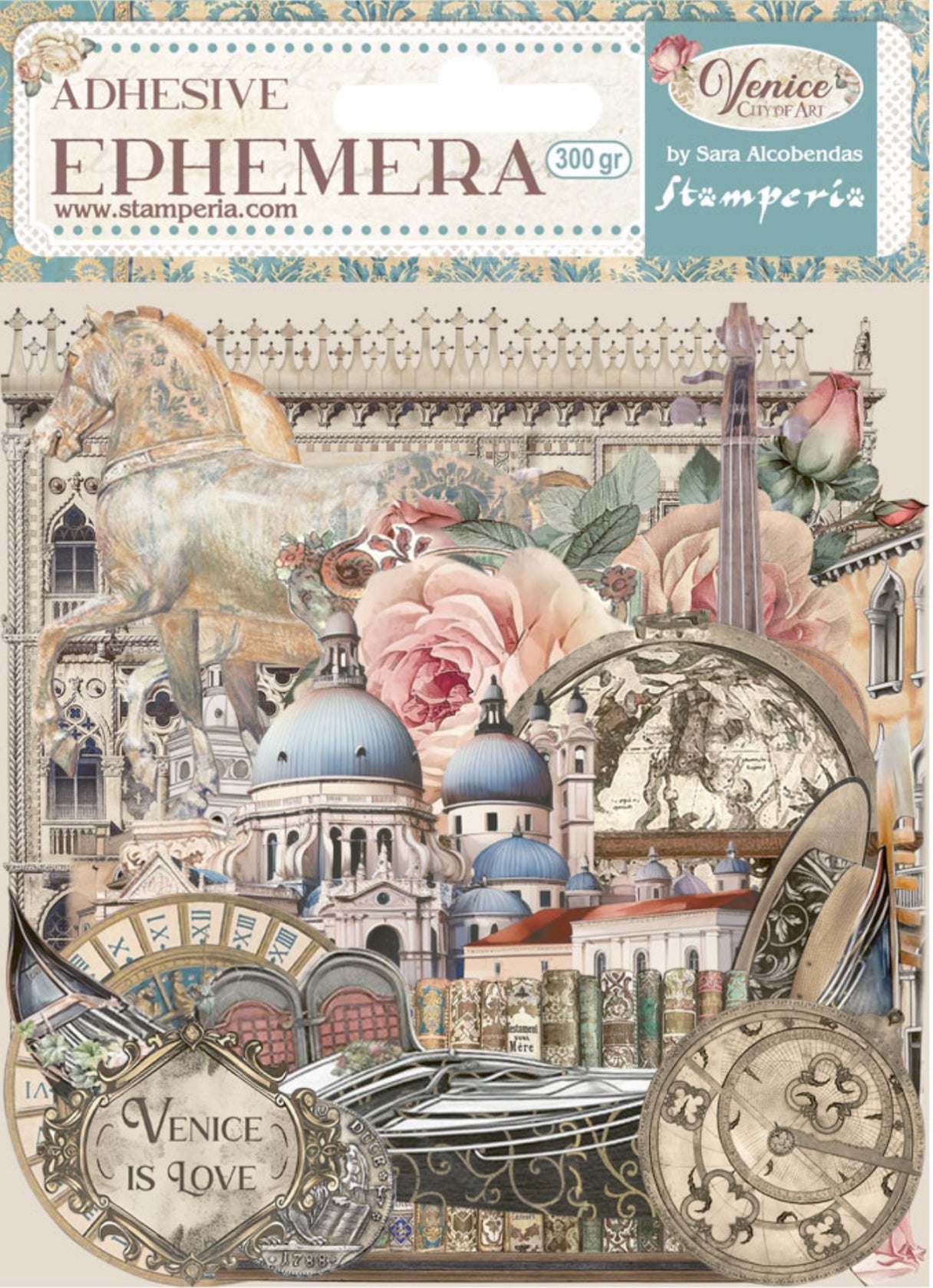 Stamperia Venice Adhesive Ephemera