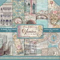 Stamperia Venice 8” x 8” Paper Pad