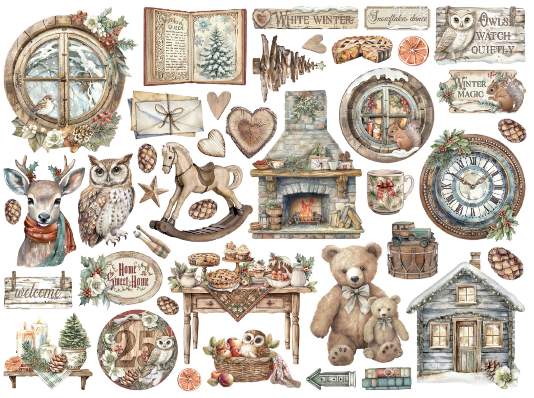 Stamperia The Owl’s House Die Cuts