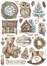 Stamperia The Owl’s House Washi Pad (8 Sheets)