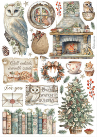Stamperia The Owl’s House Washi Pad (8 Sheets)