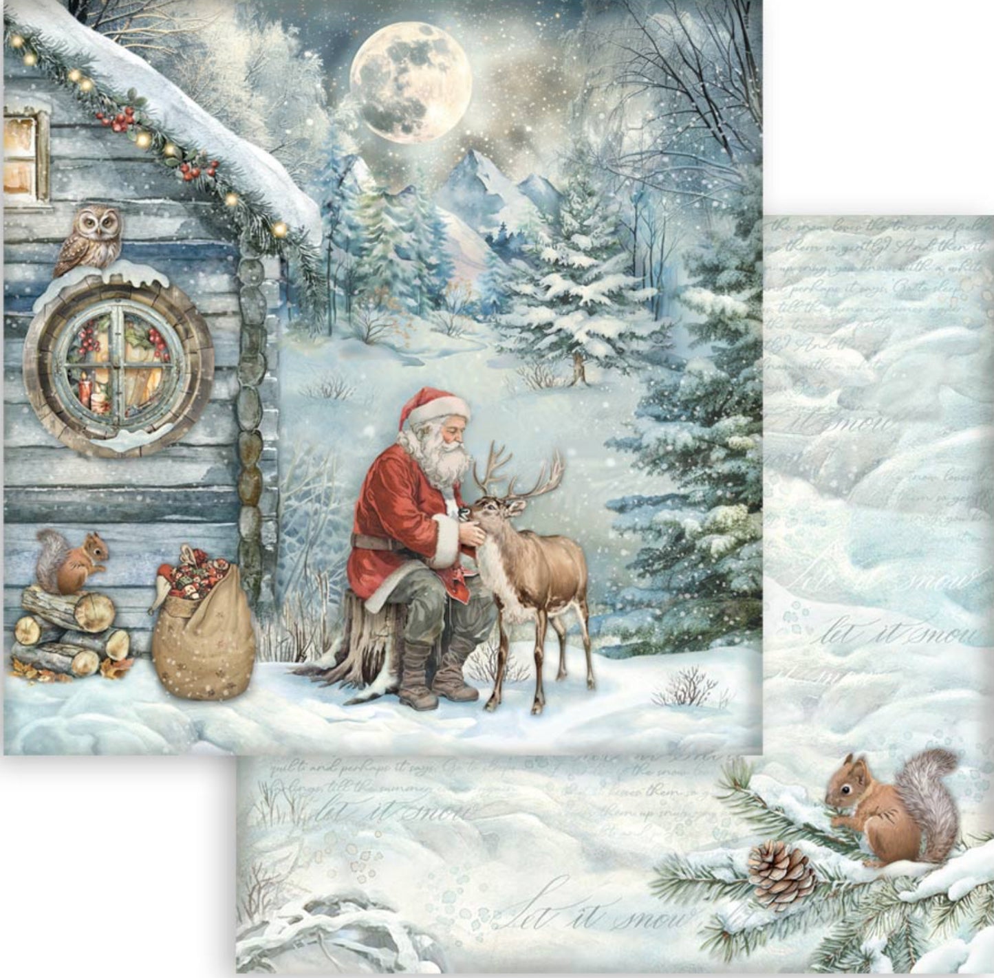 Stamperia The Owl’s House 8” x 8” Paper Pad