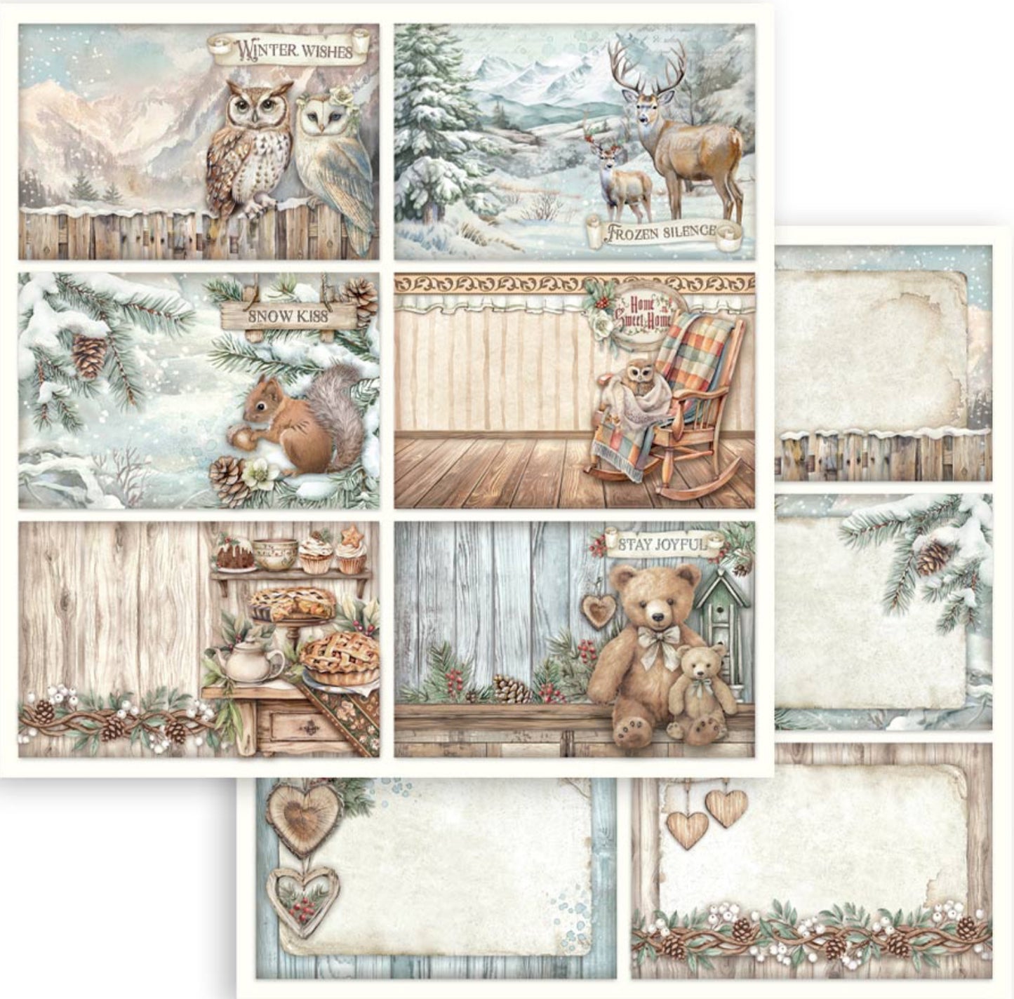 Stamperia The Owl’s House 8” x 8” Paper Pad