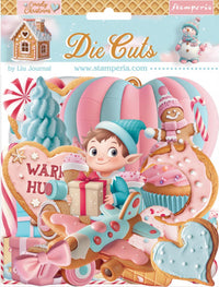 Stamperia Candy Christmas Die Cuts
