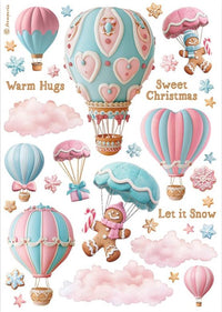 Stamperia Candy Christmas Washi Pad (8 Sheets)