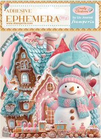 Stamperia Candy Christmas Adhesive Ephemera