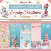 Stamperia Candy Christmas 8” x 8” Paper Pad