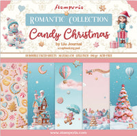Stamperia Candy Christmas 12” x 12” Paper Pad