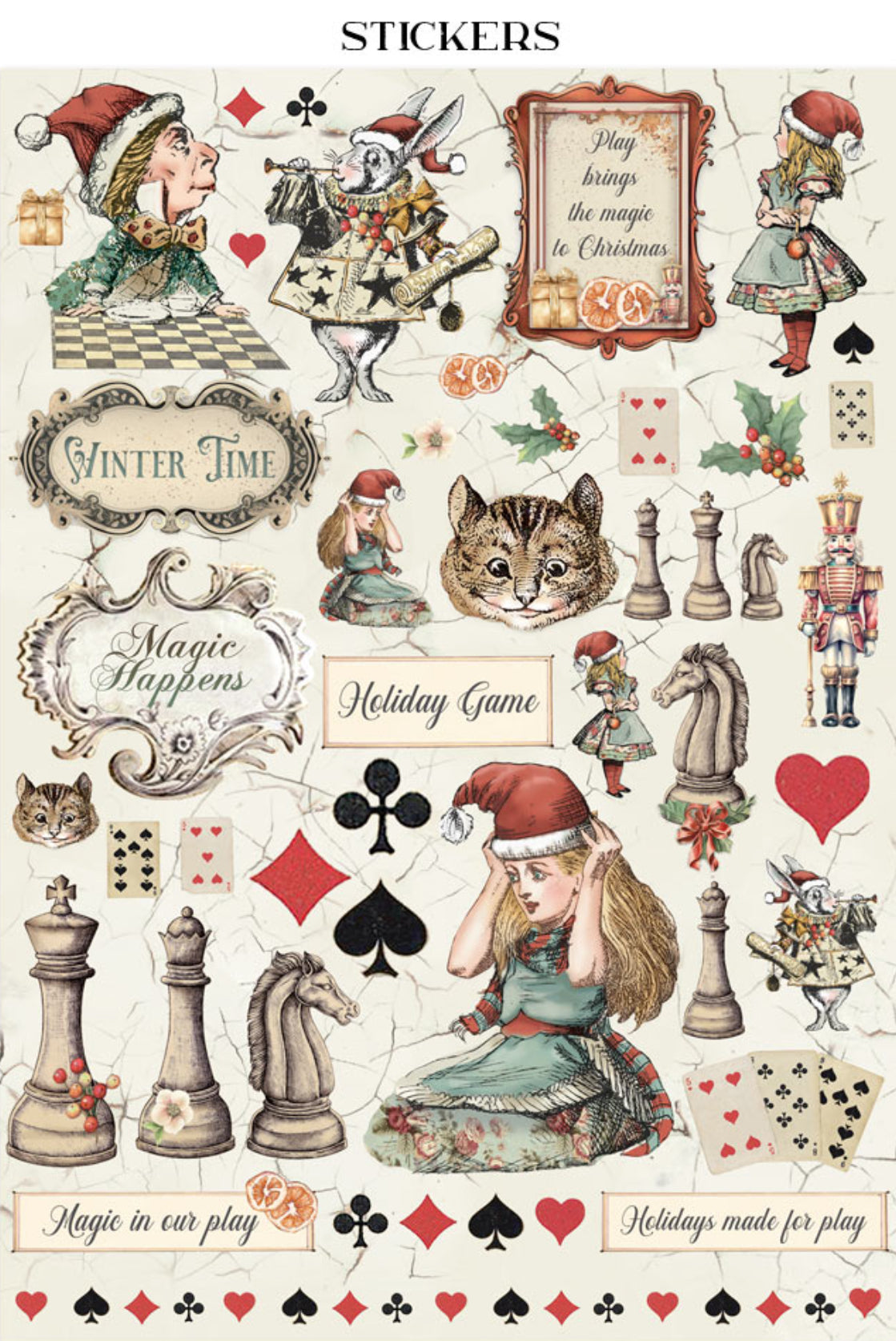 Stamperia Alice in Christmas Junk Journal
