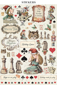 Stamperia Alice in Christmas Junk Journal