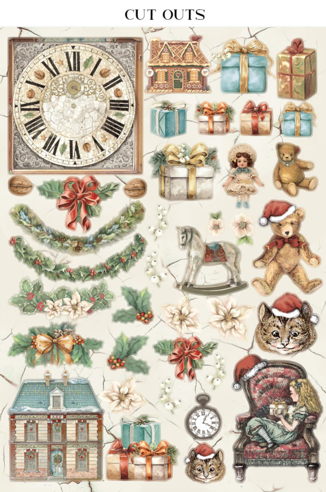 Stamperia Alice in Christmas Junk Journal
