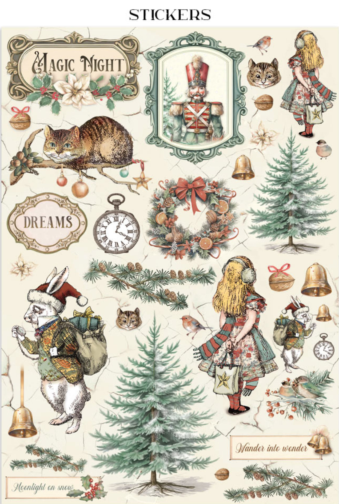 Stamperia Alice in Christmas Junk Journal