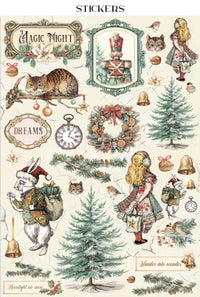 Stamperia Alice in Christmas Junk Journal