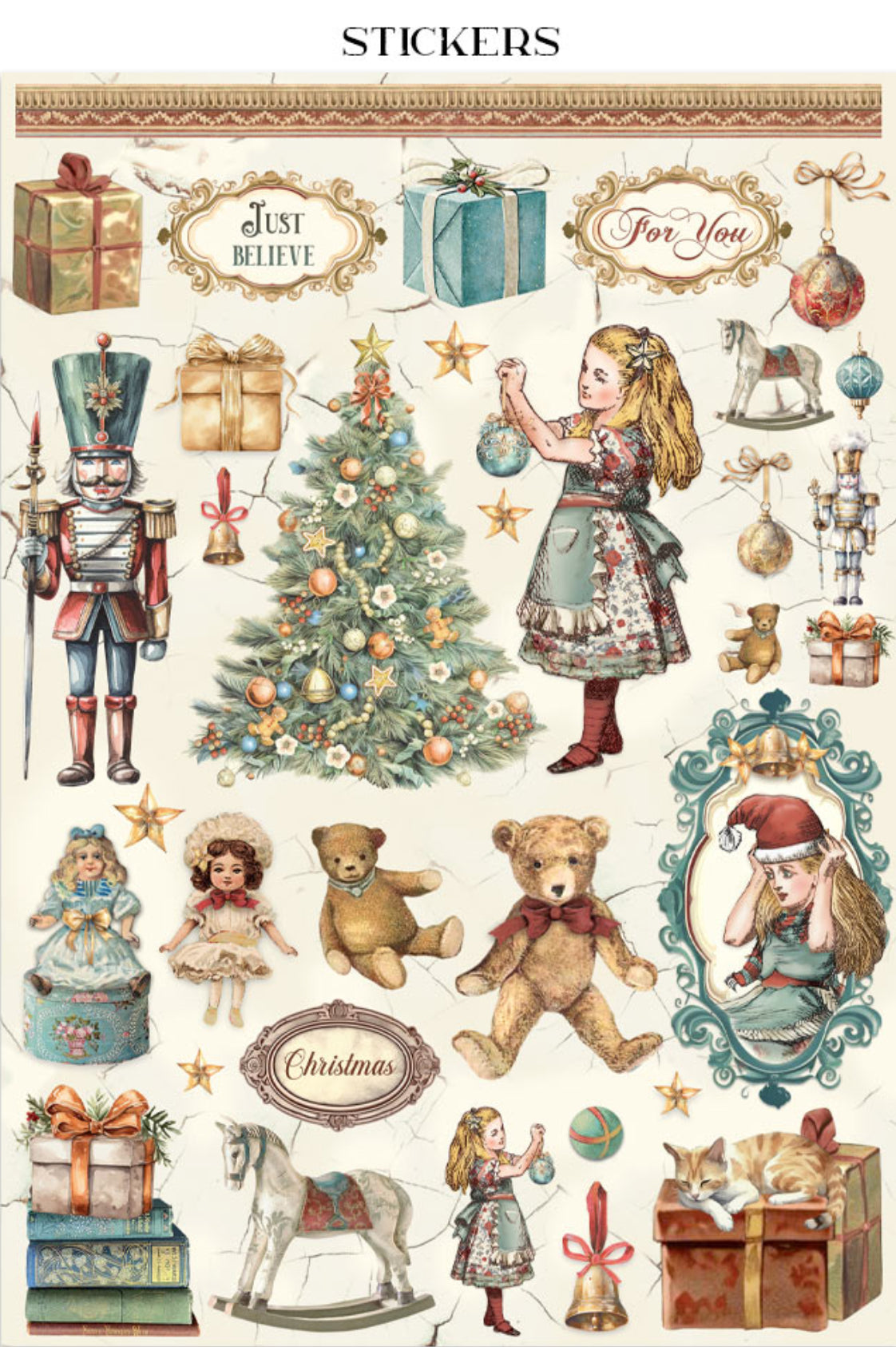 Stamperia Alice in Christmas Junk Journal