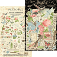 Graphic 45 Botanical Tea - Keepsake Kit (with Exclusive Metal Die Set)