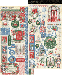 Graphic 45 Deck the Halls Cardstock Sticker Set