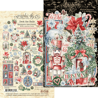 Graphic 45 Deck the Halls Ephemera Assortment