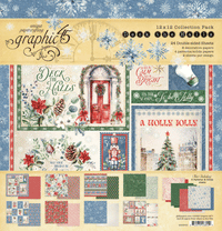 Graphic 45 Deck the Halls 12” x 12” Collection Pack