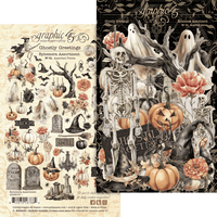 Graphic 45 Ghostly Greetings Ephemera Assortment