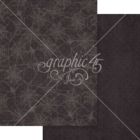 Graphic 45 Ghostly Greetings 8.5” x 11” Patterns & Solids Pack