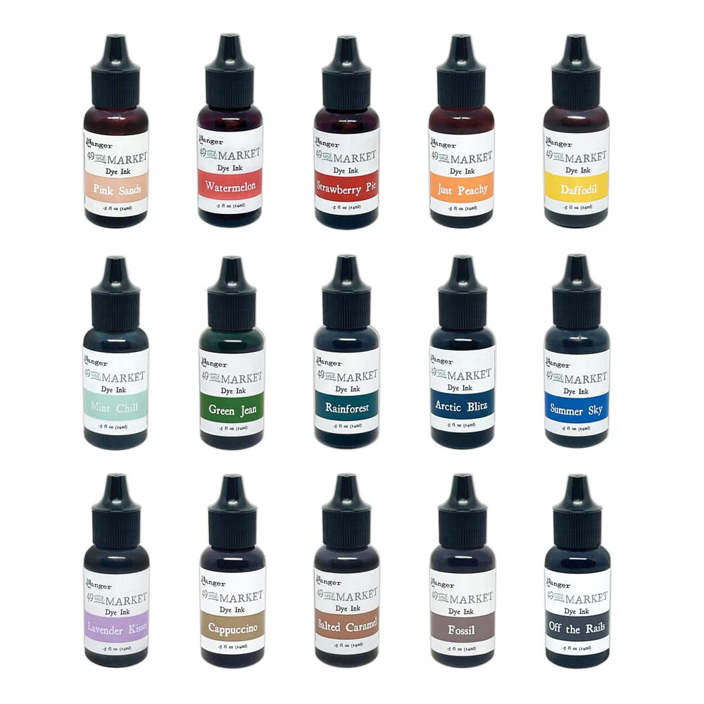 BUY IT ALL: 49 & Market Dye Ink Reinker Bundle (15 Colors)