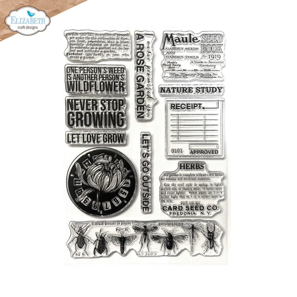 Elizabeth Craft Designs Wildflower Stamp Set
